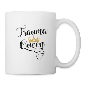 Trauma Queen.png.png - Tasse - Weiß - Rechts