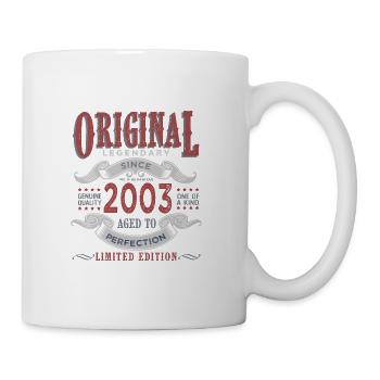 Born in 2003 Original 20 years birthday gift - Mug - white - Right