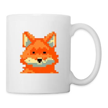 Fox - PixelArt - Mug - white - Right
