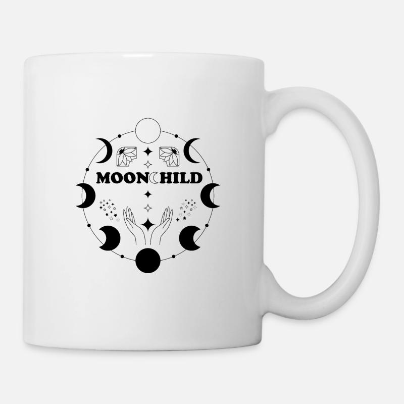 Mondkind - Tasse - Weiß