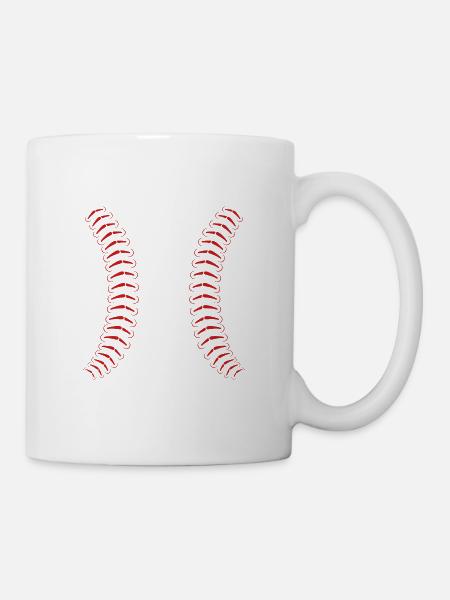 Baseball Ball Costume Baseball - Tasse - Weiß