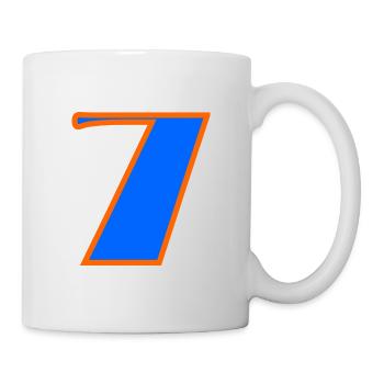 7. 7 YEARS. 7th ANNIVERSARY. BIRTHDAY 7 YEARS - Mug - white - Right