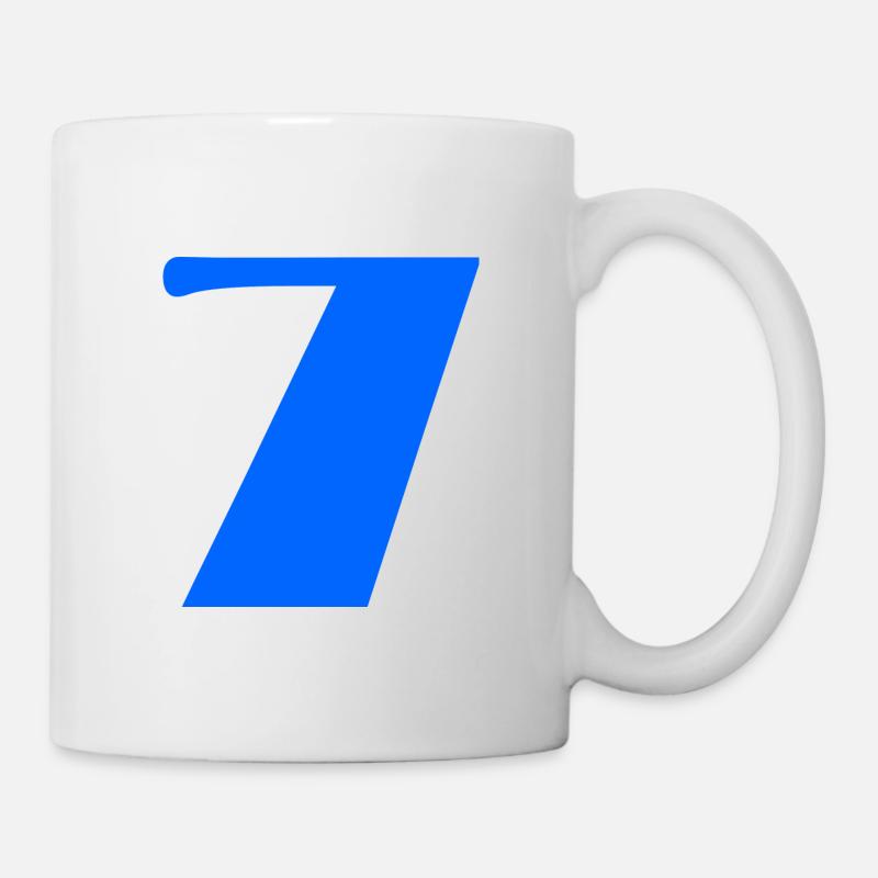 7. ANNIVERSAIRE. HAPPY BIRTHDAY - Mug blanc - blanc