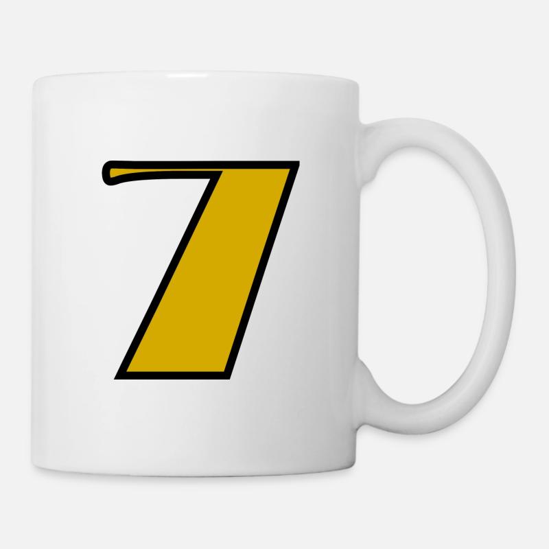 7. ANNIVERSAIRE. HAPPY BIRTHDAY - Mug blanc - blanc
