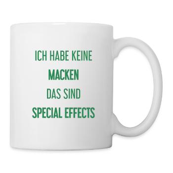 Keine Macken, nur Special Effects! - Tasse - Weiß - Rechts