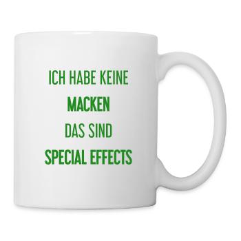 Keine Macken, nur Special Effects! - Tasse - Weiß - Rechts