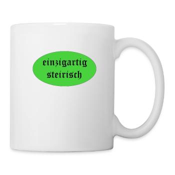 einzigartig steirisch - Tasse - Weiß - Rechts
