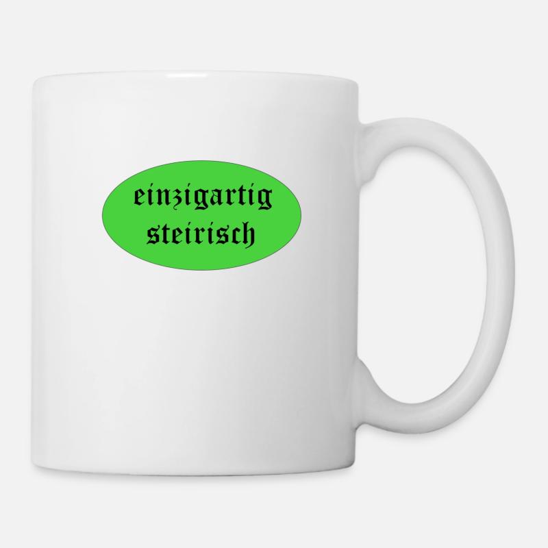 einzigartig steirisch - Tasse - Weiß