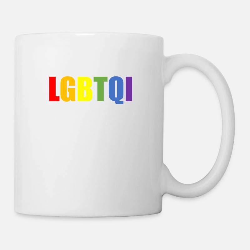 LGBTQI - Tazza - bianco
