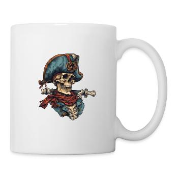 Pirate mort - Mug blanc - blanc - Droite