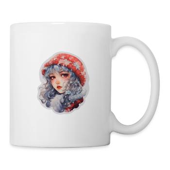 Fille d’hiver de Noël - Mug blanc - blanc - Droite