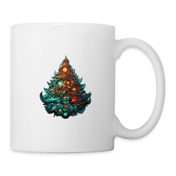 Arbre de Noël - Mug blanc - blanc - Droite