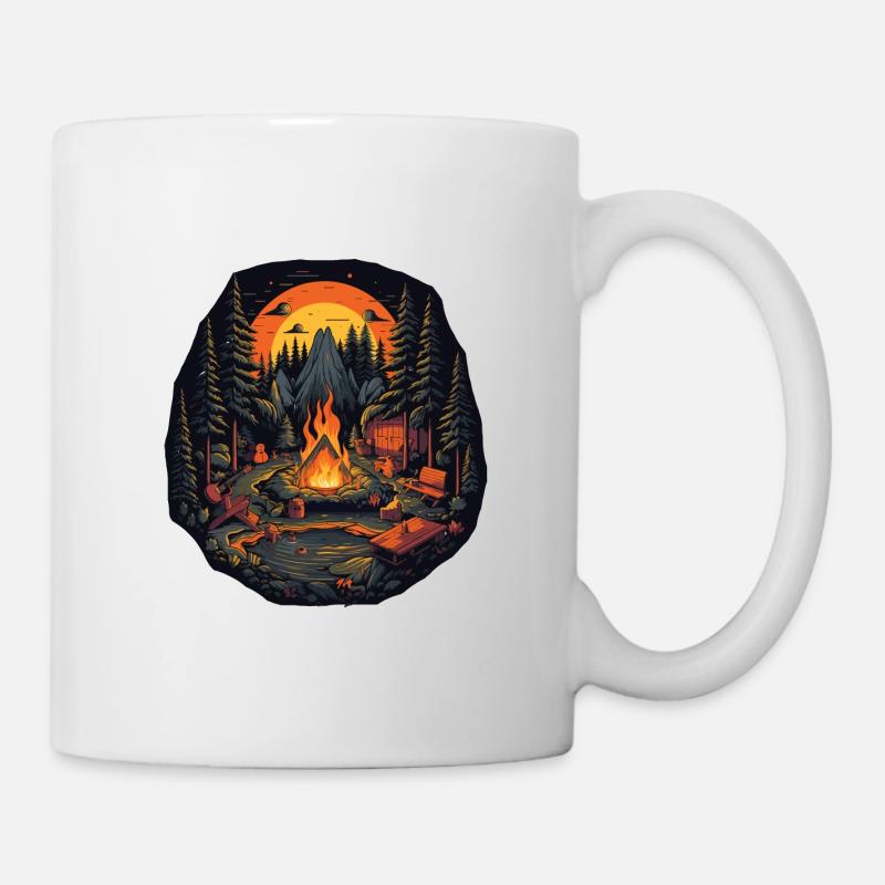 Cozy Campfire - Tasse - Weiß