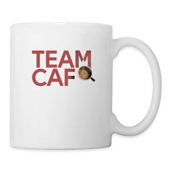 Team Kaffee - Tasse - Weiß - Rechts