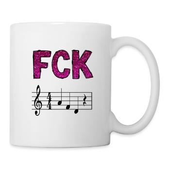 FCK AFD macht Musik - Tasse - Weiß - Rechts
