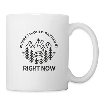 where i would rather be Hikking - Mug - white - Right