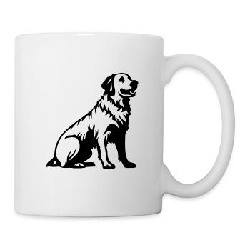 Golden Retriever Dog - Mug - white - Right