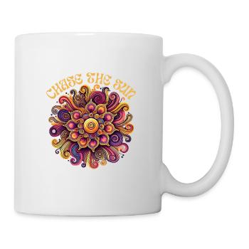 Poursuivez le soleil - Mug blanc - blanc - Droite