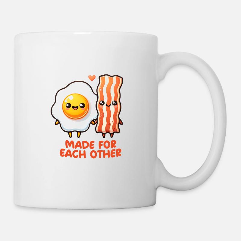 Egg and bacon - Mug - white
