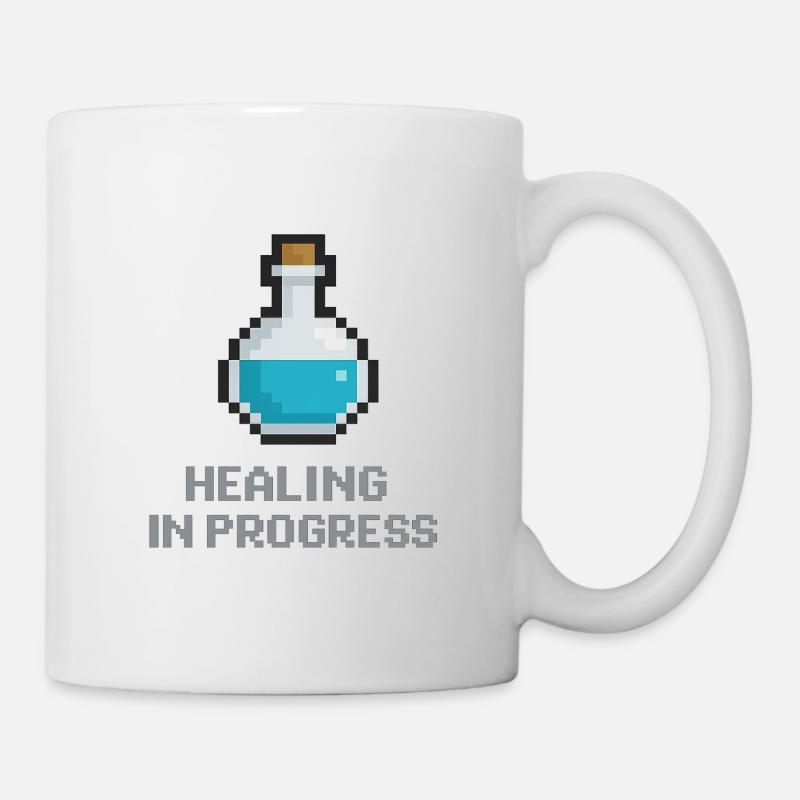 Potion de Guérison Pixel - Mug blanc - blanc