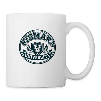Schild der Universität Vismara - Tasse - Weiß - Rechts