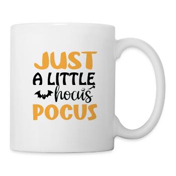 Just a little hocus pocus. - Halloween Design - Tasse - Weiß - Rechts