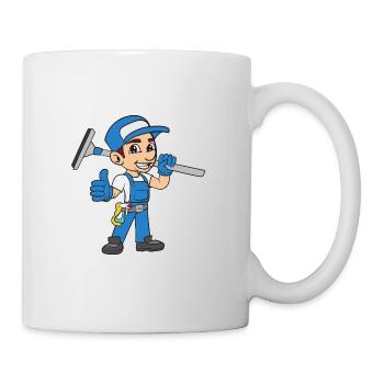 Nettoyeurs de bâtiments - Mug blanc - blanc - Droite