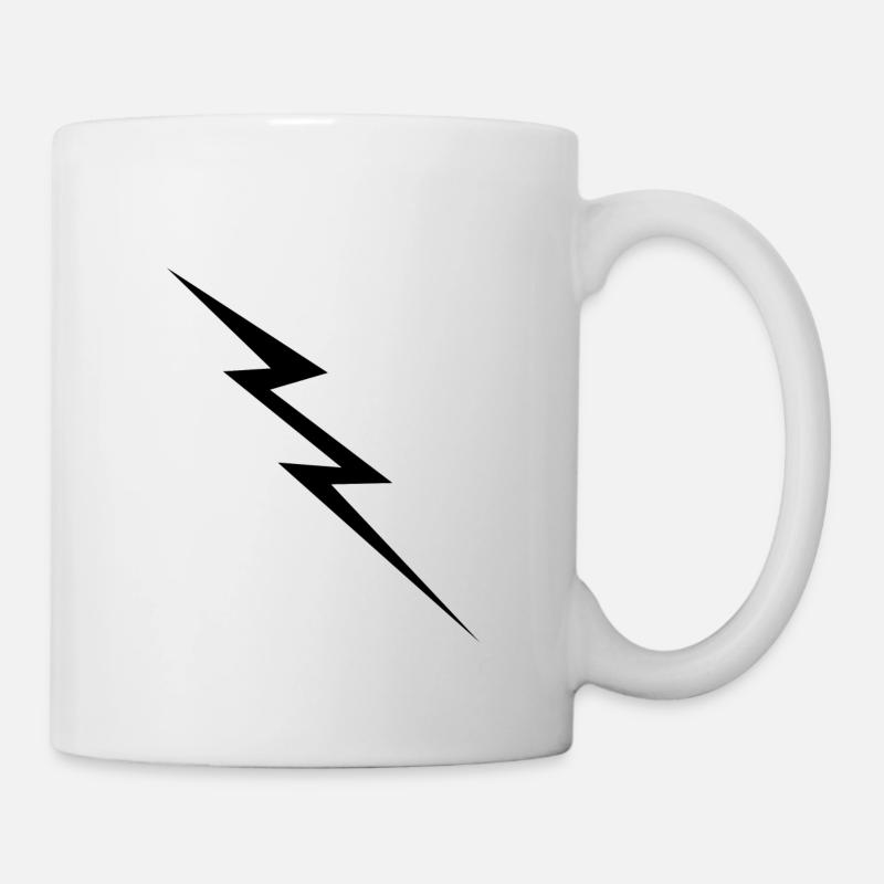 Blitz - Tasse - Weiß