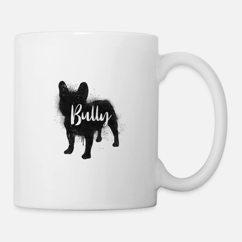 Bully schwarz - Tasse - Weiß
