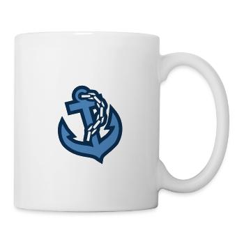Anchor with chain - Mug - white - Right