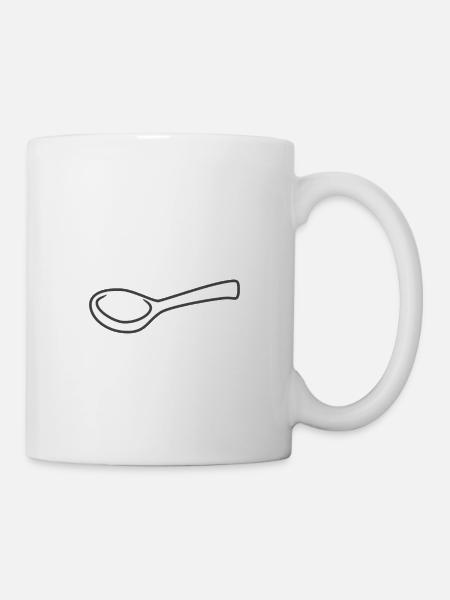 spoon - Mug - white