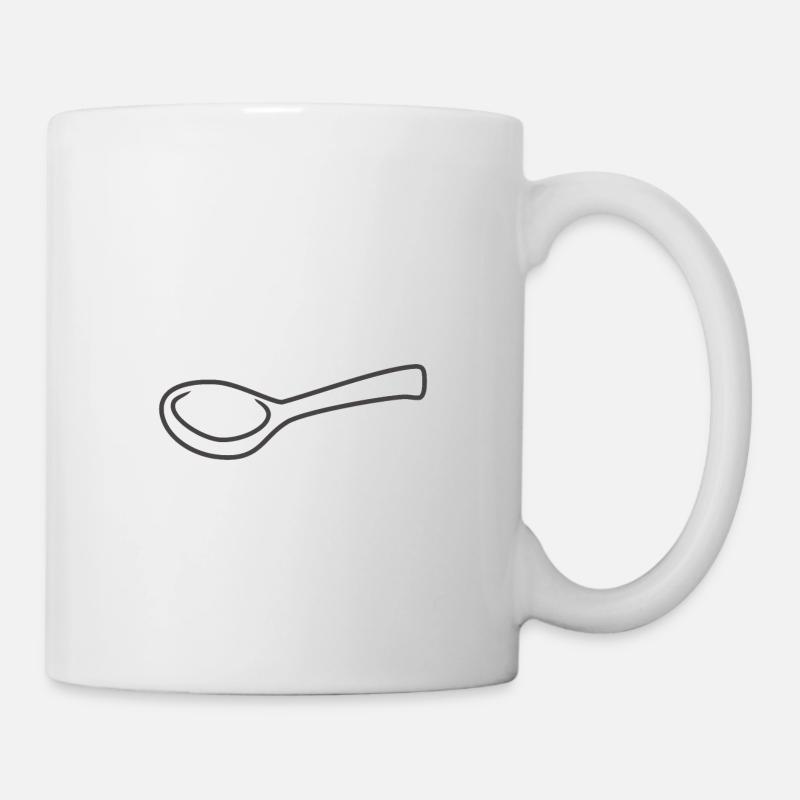 spoon - Mug - white