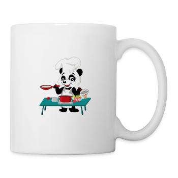 Panda Cuisinier - Mug blanc - blanc - Droite