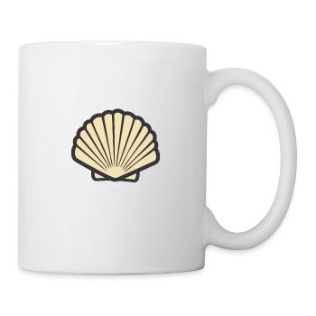 Muschel - Tasse - Weiß - Rechts