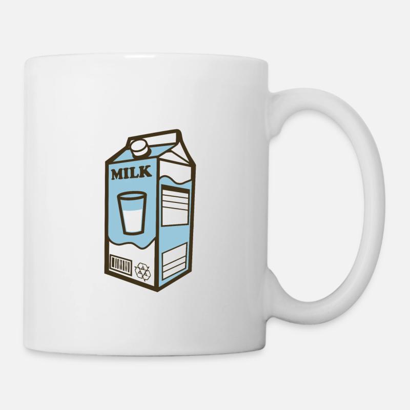 Sac de lait - Mug blanc - blanc