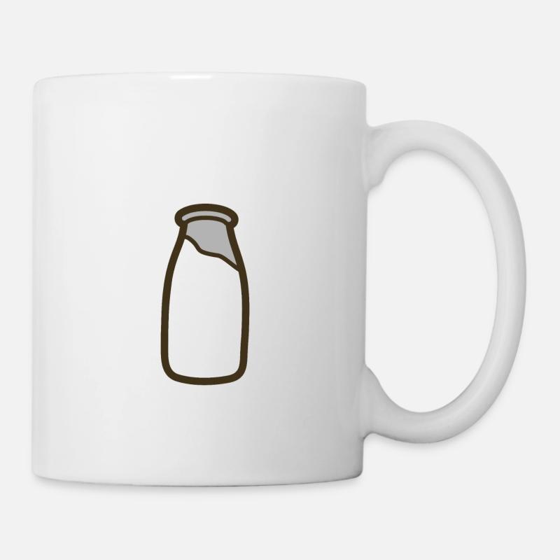 Bouteille de lait - Mug blanc - blanc