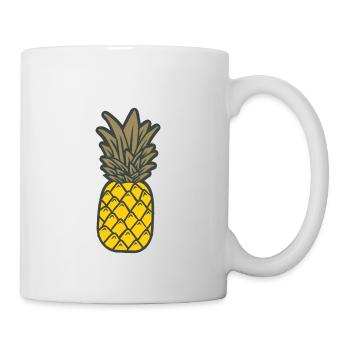 ananas - Mug blanc - blanc - Droite