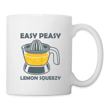 Easy Peasy Lemon Squeezy Zitronenpresse - Tasse - Weiß - Rechts