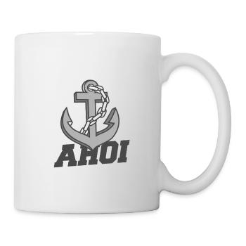 Anker Ahoi - Tasse - Weiß - Rechts