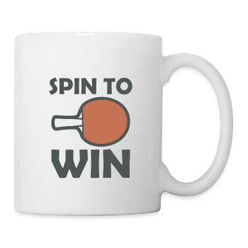 Table tennis racket Spin to Win - Mug - white - Right