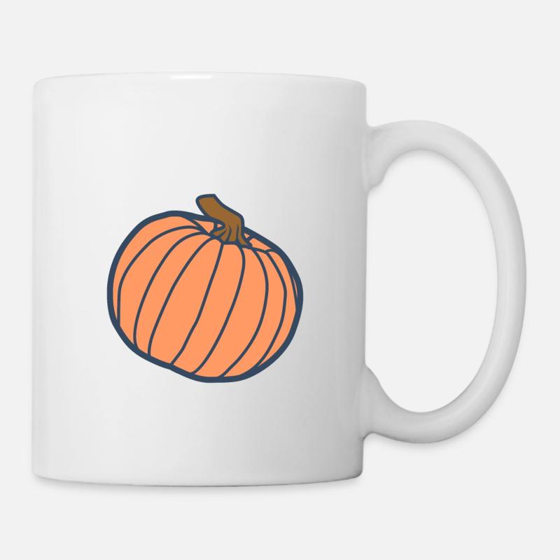 Citrouille - Mug blanc - blanc