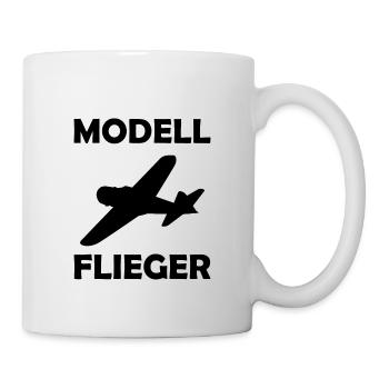 Modellflieger Flugzeug - Tasse - Weiß - Rechts