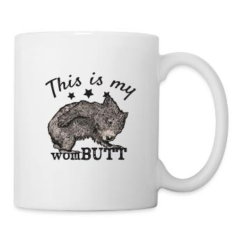 Wombat Vombatidae Kangaroo Rodent Australia - Mug - white - Right
