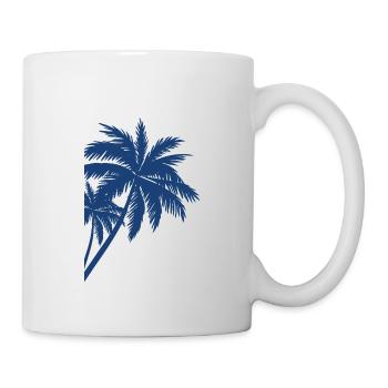 Palme Palm - Tasse - Weiß - Rechts