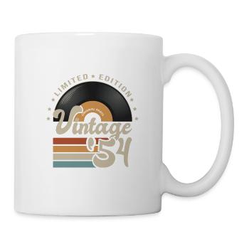Vintage 1954 Birthday Gift Born in 1954 - Mug - white - Right