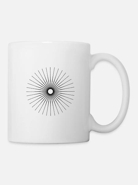 Sonne - Tasse - Weiß