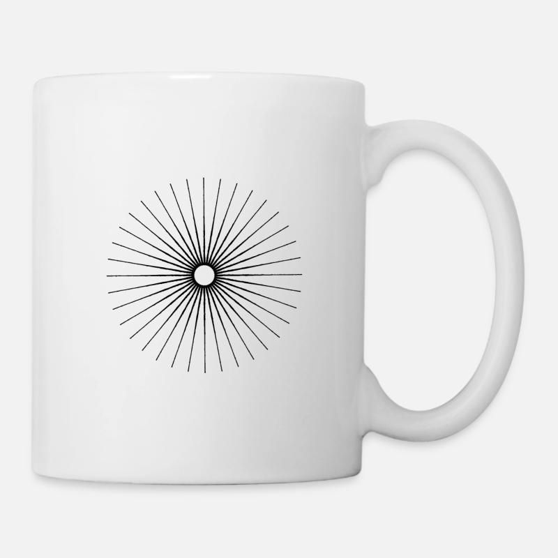 Sonne - Tasse - Weiß