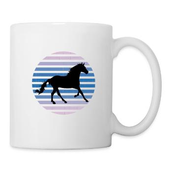 Cheval - Mug blanc - blanc - Droite