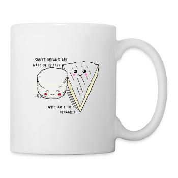 Witzige Sprüche cheese - Tasse - Weiß - Rechts