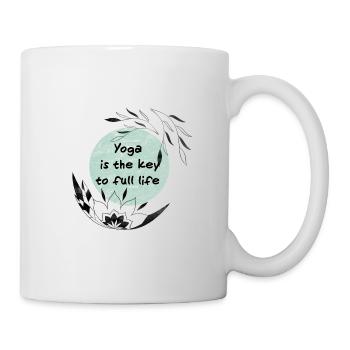 Yoga - Mug blanc - blanc - Droite